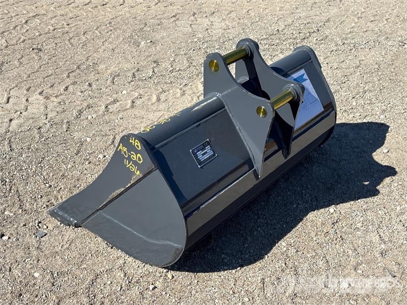 Warrior WBMCC5-1220 48 in Cleanup Excavator Bucket - Fits Bakken