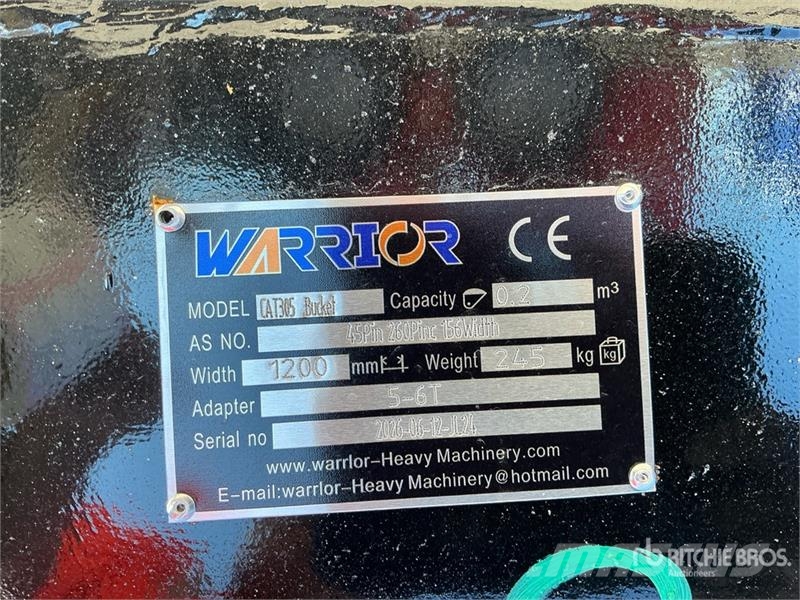 Warrior WBMCC5-1220 48 in Cleanup Excavator Bucket - Fits  دلاء