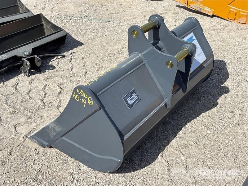 Warrior WBMCC5-1220 48 in Cleanup Excavator Bucket - Fits Lopaty