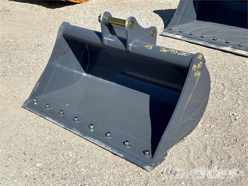 Warrior WBMCC5-1220 48 in Cleanup Excavator Bucket - Fits Bakken