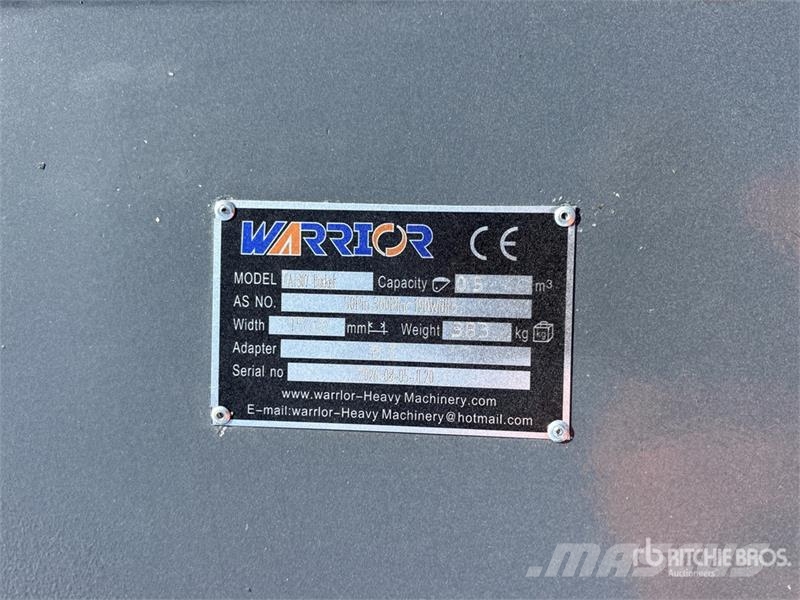 Warrior WBMCC7-1500 59 in Cleanup Excavator Bucket - Fits Lopaty