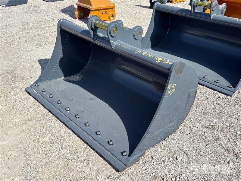 Warrior WBMCC7-1500 59 in Cleanup Excavator Bucket - Fits Lopaty