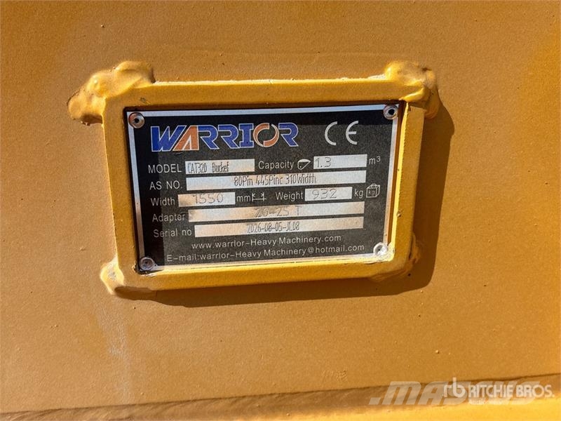 Warrior WBMCRC20-1500 59 in Q/C Digging Excavator Bucket - Lopaty