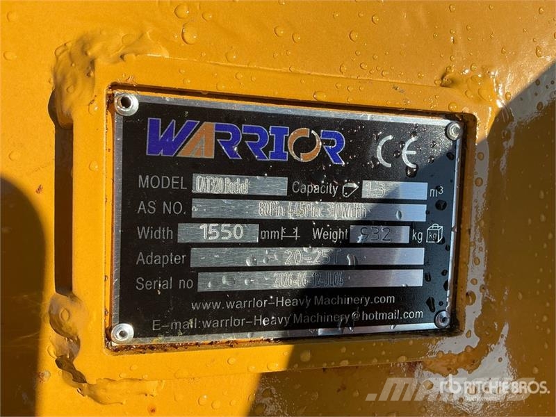 Warrior WBMCRC20-1500 59 in Q/C Digging Excavator Bucket - دلاء
