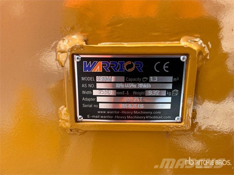 Warrior WBMCRC20-1500 59 in Q/C Digging Excavator Bucket - دلاء