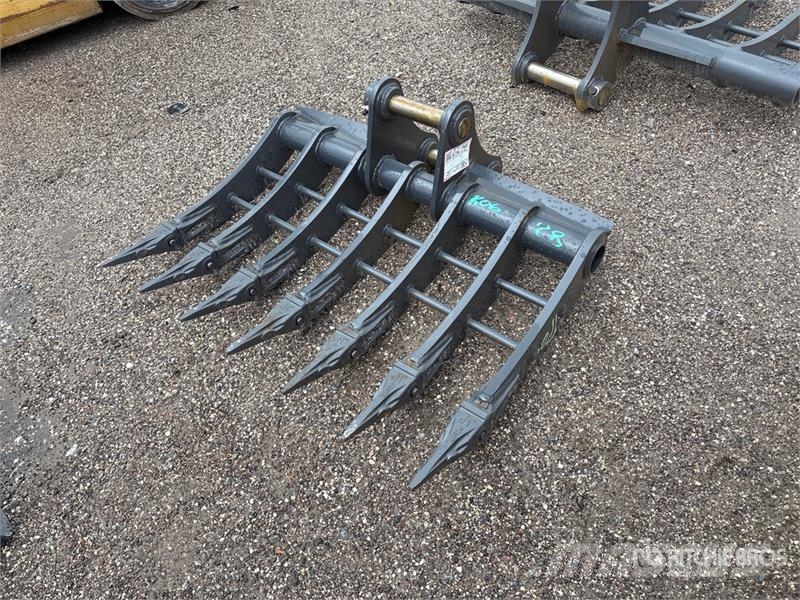 Warrior WBRC05-1000 39 in Excavator Rake - Fits Cat 305 /  مكابس وميبسات التبن