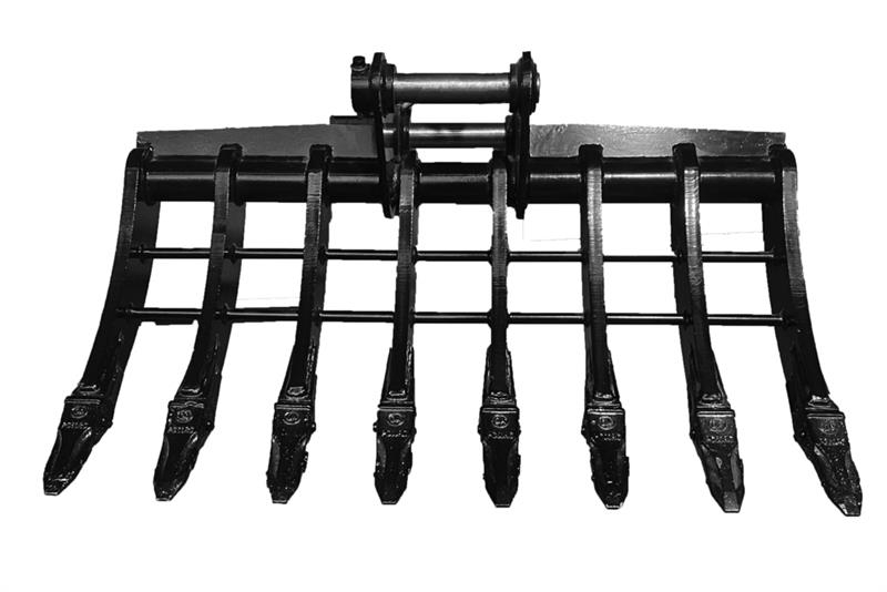 Warrior WBRC07-1200 47 in Excavator Rake - Fits Cat 307 /  Raker og høyvendere