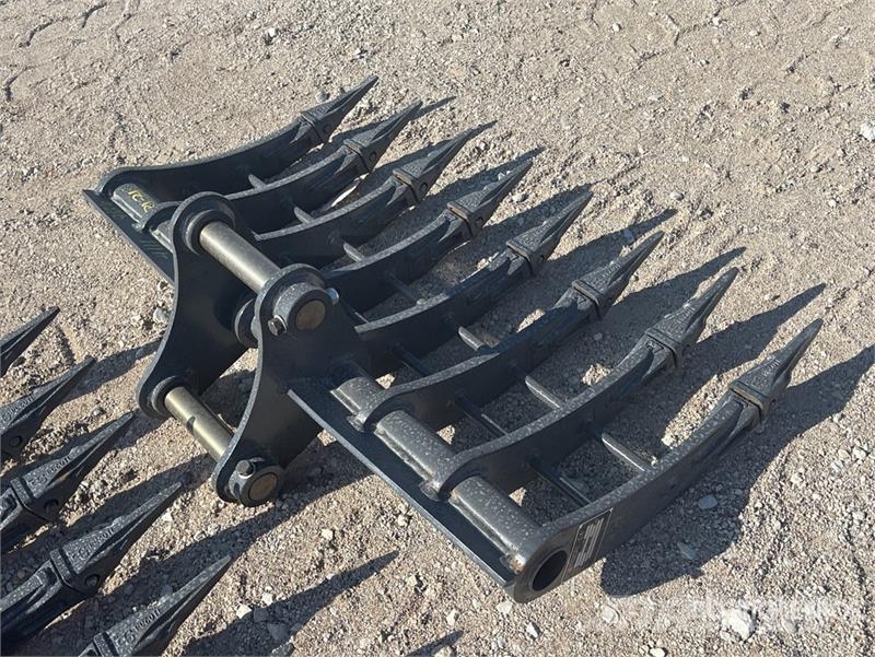 Warrior WBRC07-1200 47 in Excavator Rake - Fits Cat 307 / 갈퀴 및 테더