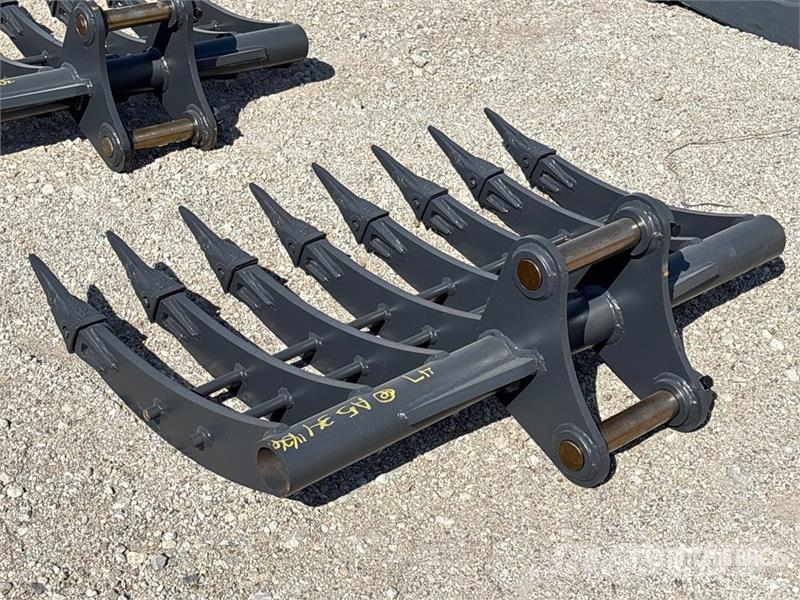Warrior WBRC07-1200 47 in Excavator Rake - Fits Cat 307 / Ranghinatori