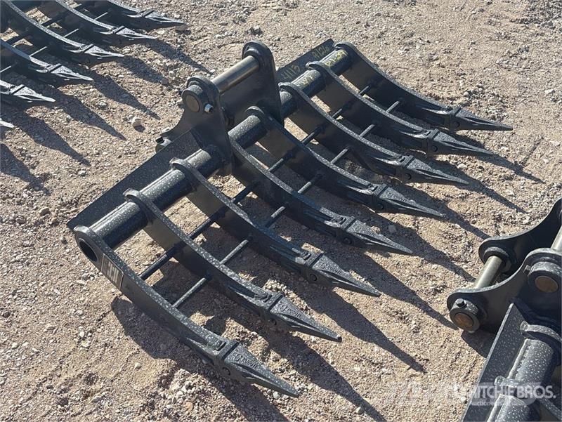 Warrior WBRC07-1200 47 in Excavator Rake - Fits Cat 307 / 갈퀴 및 테더