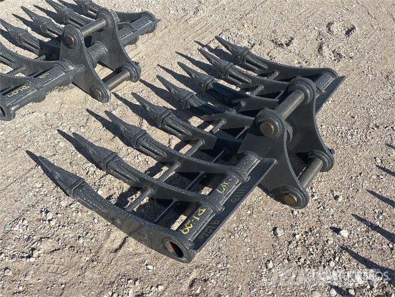 Warrior WBRC07-1200 47 in Excavator Rake - Fits Cat 307 / 갈퀴 및 테더
