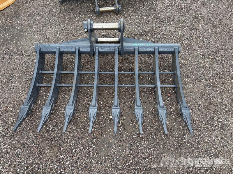 Warrior WBRC07-1200 47 in Excavator Rake - Fits Cat 307 /  مكابس وميبسات التبن