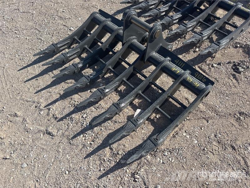 Warrior WBRC07-1200 47 in Excavator Rake - Fits Cat 307 / 갈퀴 및 테더