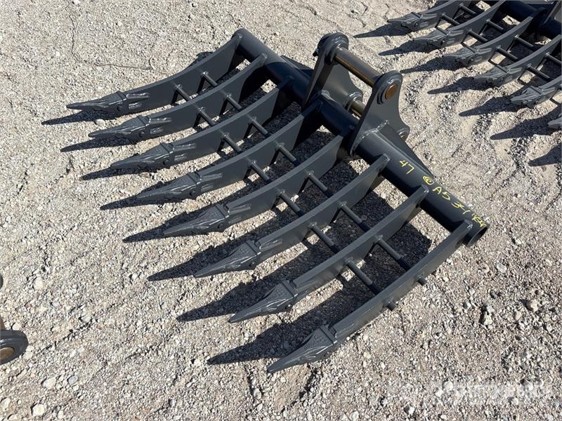 Warrior WBRC07-1200 47 in Excavator Rake - Fits Cat 307 / Ranghinatori