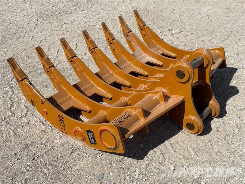 Warrior WBRC12-1620-1 64 in Excavator Rake - Fits Cat 312  Ranghinatori