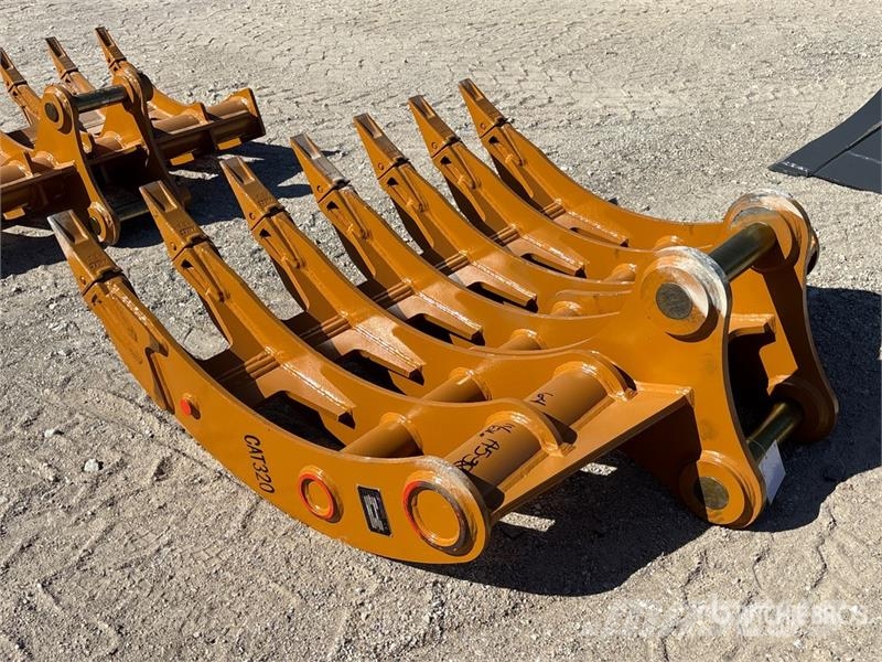 Warrior WBRC12-1620-1 64 in Excavator Rake - Fits Cat 312 Rastrillos y henificadores