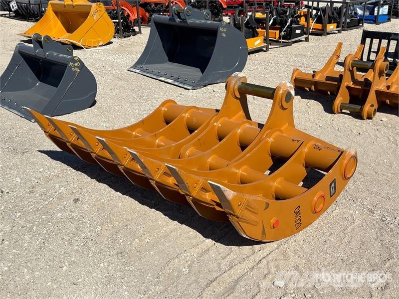 Warrior WBRC12-1620-1 64 in Excavator Rake - Fits Cat 312 Rastrillos y henificadores