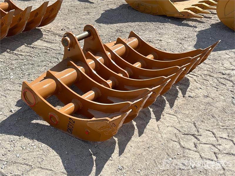 Warrior WBRC12-1620-1 64 in Excavator Rake - Fits Cat 312  Ranghinatori