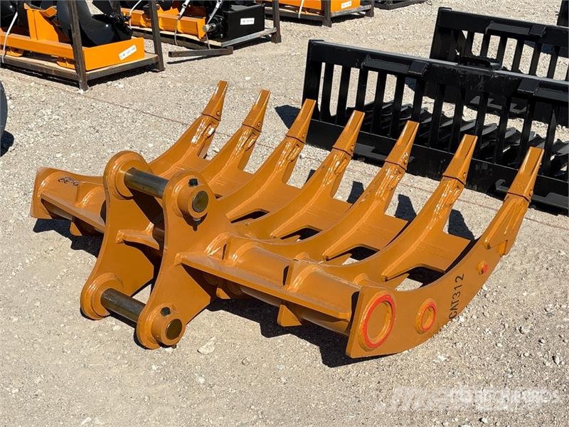 Warrior WBRC12-1620-1 64 in Excavator Rake - Fits Cat 312 Rastrillos y henificadores