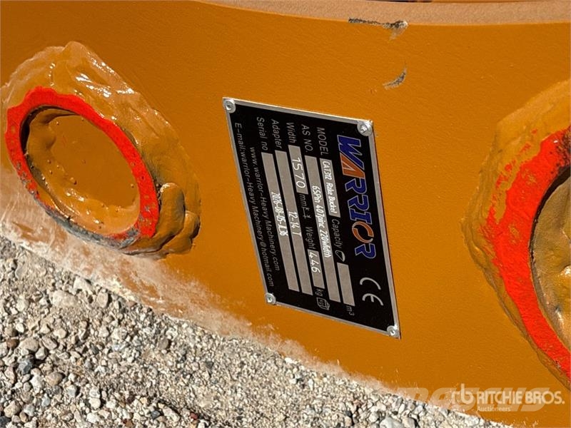 Warrior WBRC12-1620-1 64 in Excavator Rake - Fits Cat 312  Ranghinatori