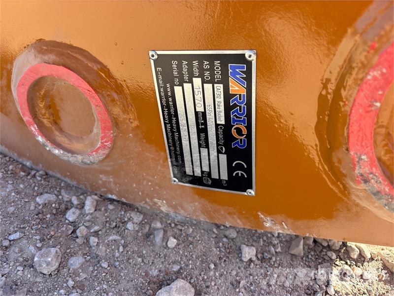 Warrior WBRC12-1620-1 64 in Excavator Rake - Fits Cat 312 Rastrillos y henificadores