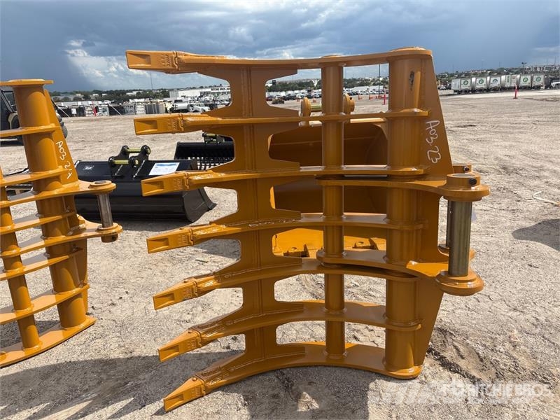 Warrior WBRC20-1620 Excavator Rake - Fits Cat 320 / 20 - 2 مكابس وميبسات التبن
