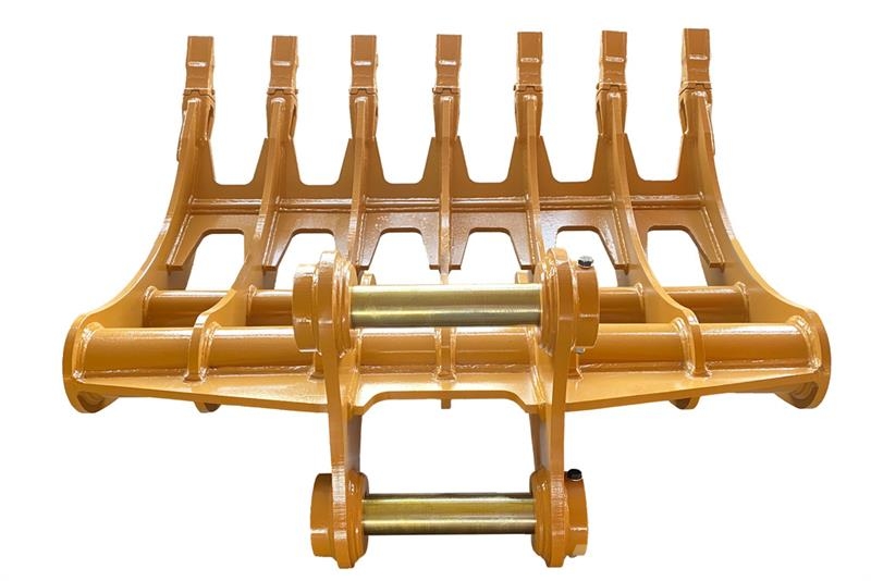 Warrior WBRC20-1620 Excavator Rake - Fits Cat 320 / 20 - 2 مكابس وميبسات التبن