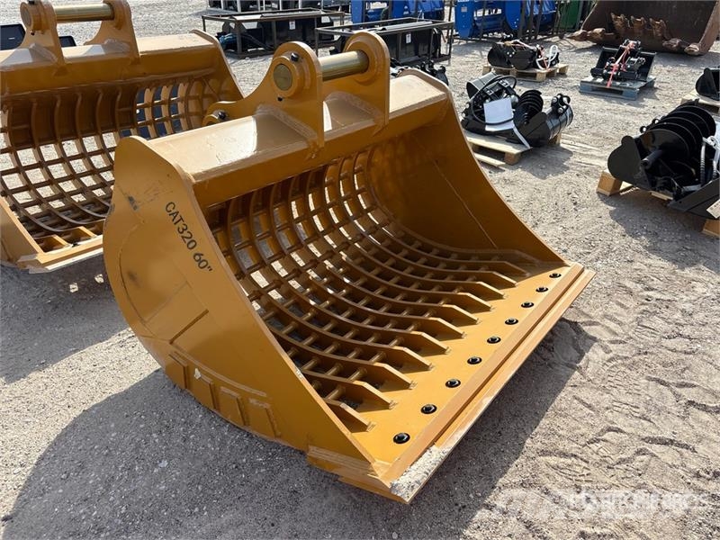 Warrior WBSC20-1500 60 in Skeleton Excavator Bucket - Fits Lopaty