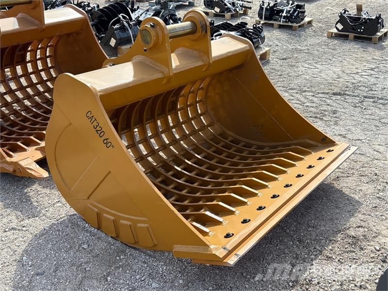 Warrior WBSC20-1500 60 in Skeleton Excavator Bucket - Fits Lopaty