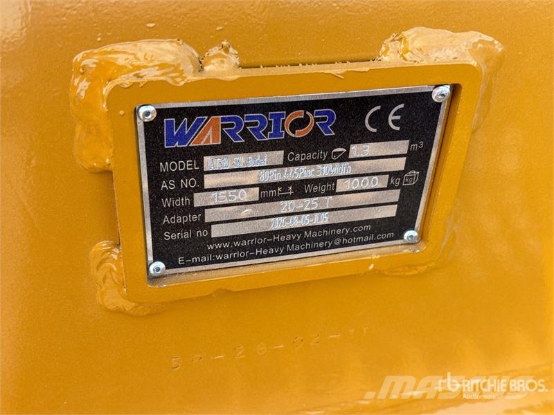 Warrior WBSC20-1500 60 in Skeleton Excavator Bucket - Fits Lopaty