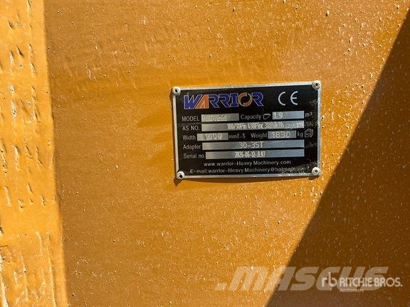 Warrior WBSRC30-1500 59 in Digging Excavator Bucket - Fits دلاء