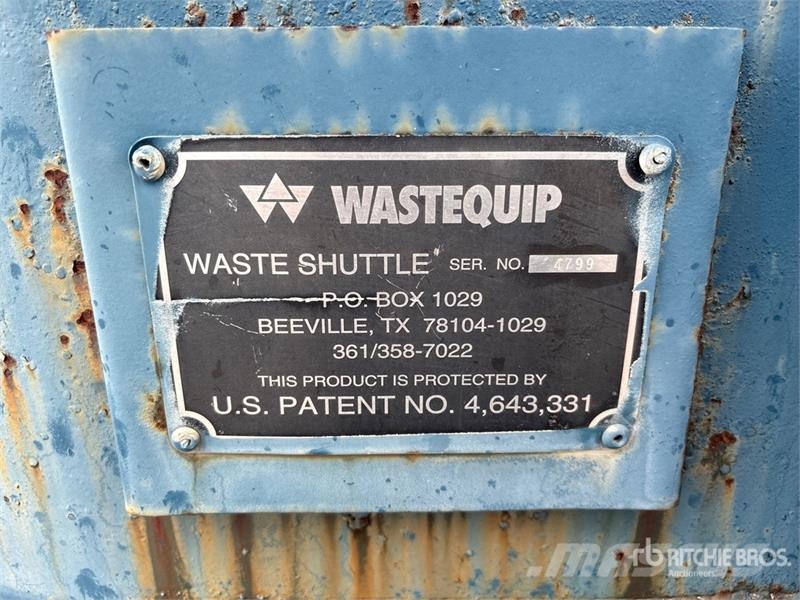 Wastequip 21 ft 25 CY Vacuum Roll-Off Container Contenedores especiales