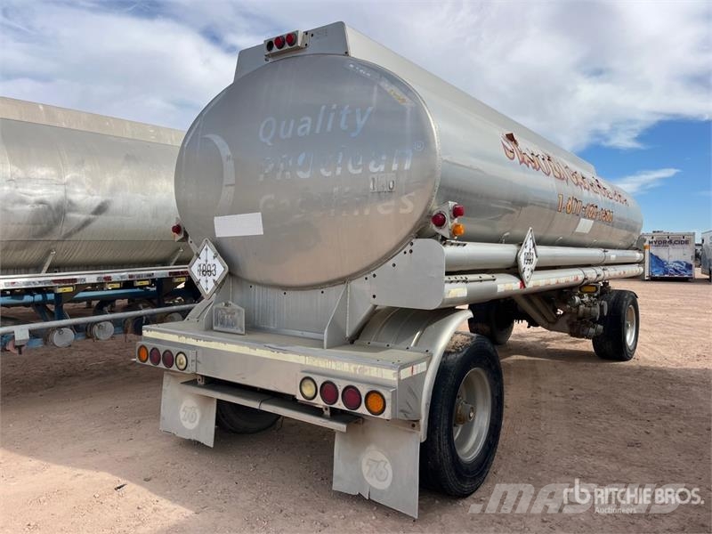  Weld 9370 gal T/A Drawbar Spread Axle Pup Tanker T Remorque citerne