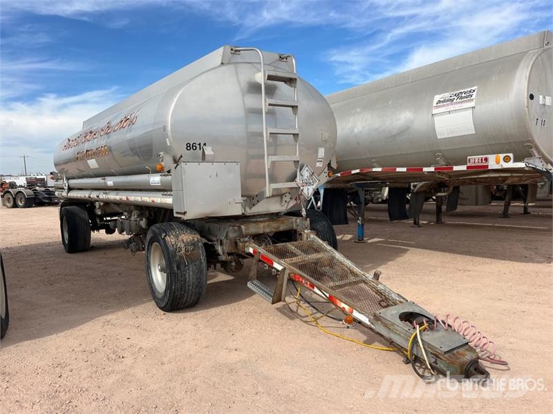  Weld 9370 gal T/A Drawbar Spread Axle Pup Tanker T Remorque citerne