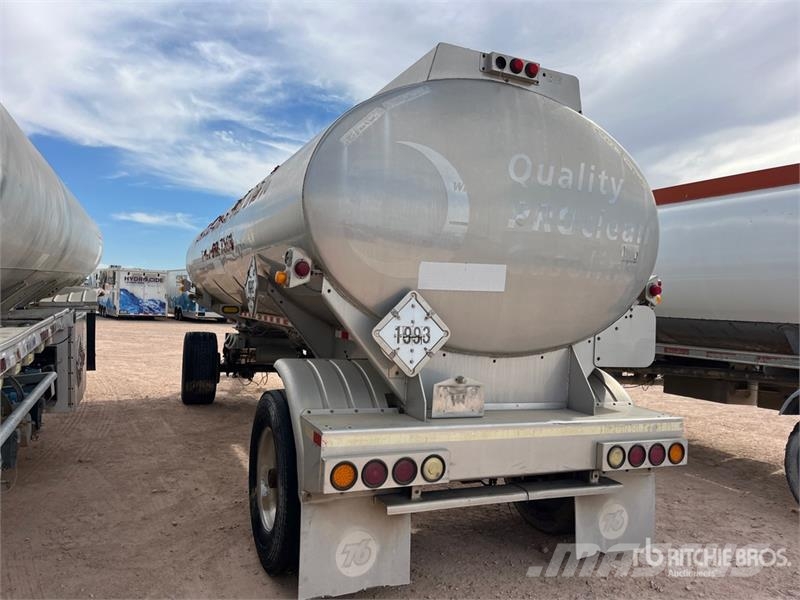  Weld 9370 gal T/A Drawbar Spread Axle Pup Tanker T Remorque citerne