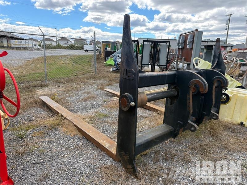Werk-Brau 120 in Q/C Flip Wheel Loader Forks - Fits John Dee Vilice