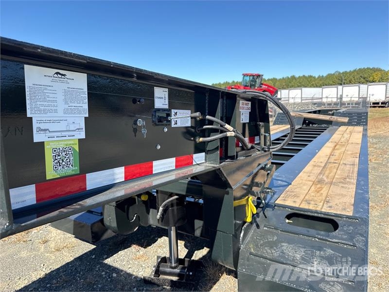 Witzco RG-52 Tri/A Removable Gooseneck Lowboy Trailer (Un لوادر منخفضة