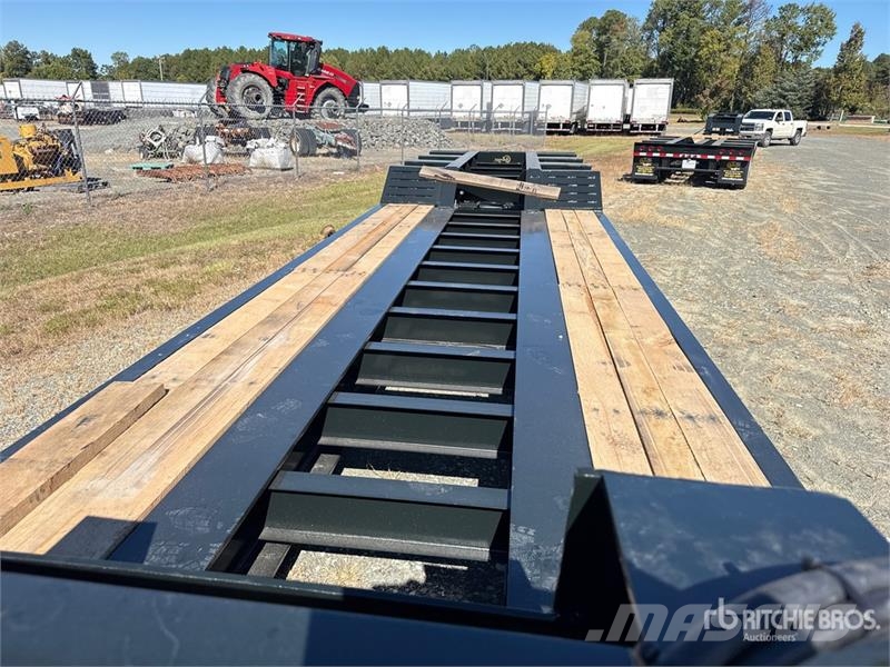 Witzco RG-52 Tri/A Removable Gooseneck Lowboy Trailer (Un لوادر منخفضة