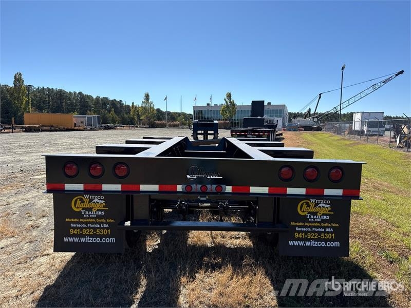 Witzco RG-52 Tri/A Removable Gooseneck Lowboy Trailer (Un لوادر منخفضة