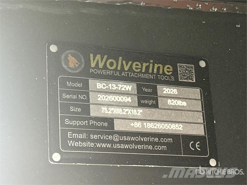  Wolverine BC-13-72W 72 in Skid Steer Brush Cutter  ماكينات جز العشب