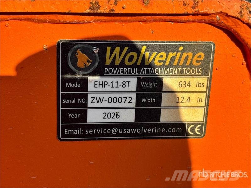 Wolverine EHP-11-8T Demolition Pulverizer Concasseur de Travaux Publics