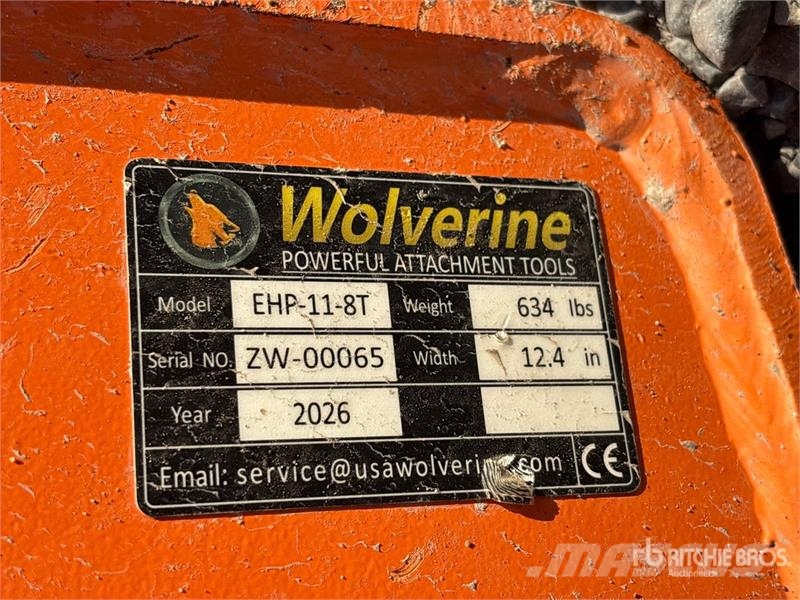  Wolverine EHP-11-8T Demolition Pulverizer Concasseur de Travaux Publics