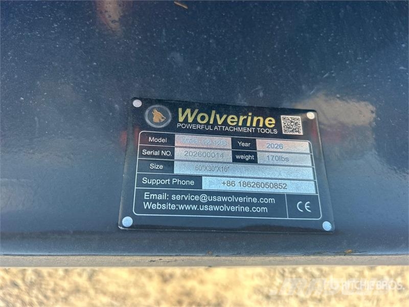 Wolverine MAD-12-12D Mini Skid Steer Auger (Unused Τρυπάνια