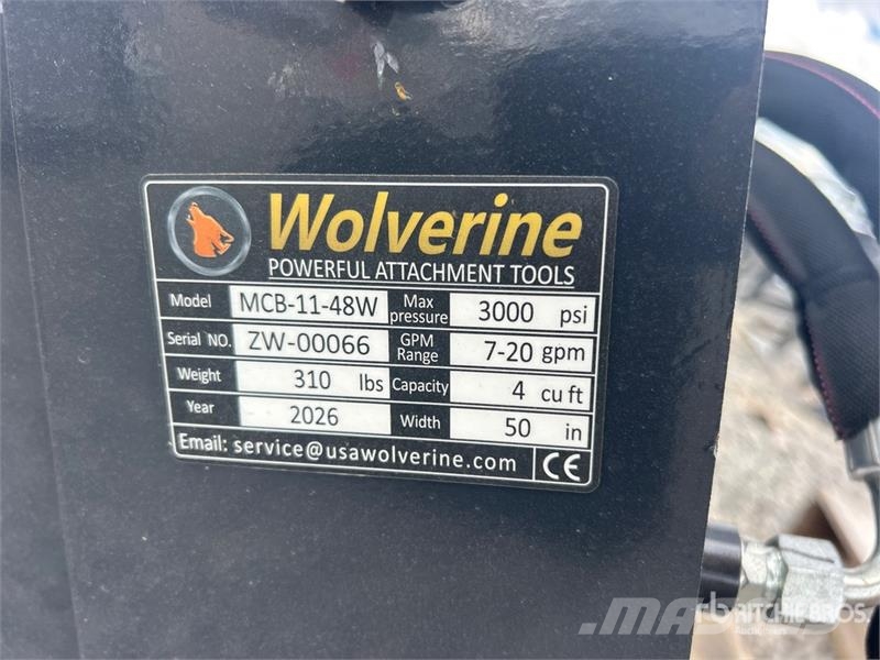  Wolverine MCB-11-48W 48 in Multi-Purpose Mini Skid Kanalak