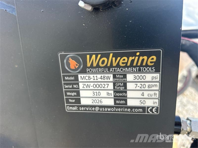 Wolverine MCB-11-48W 48 in Multi-Purpose Mini Skid Kanalak