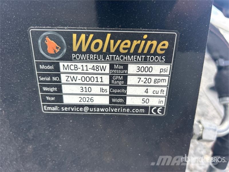  Wolverine MCB-11-48W 48 in Multi-Purpose Mini Skid Godet