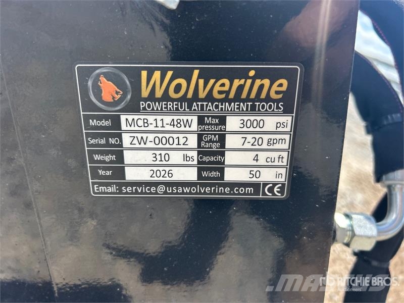  Wolverine MCB-11-48W 48 in Multi-Purpose Mini Skid Godet