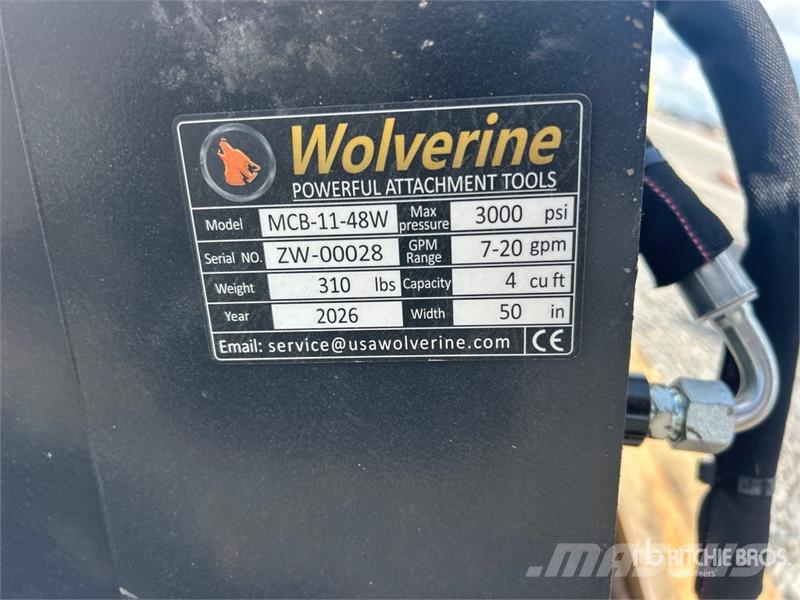 Wolverine MCB-11-48W 48 in Multi-Purpose Mini Skid Kanalak