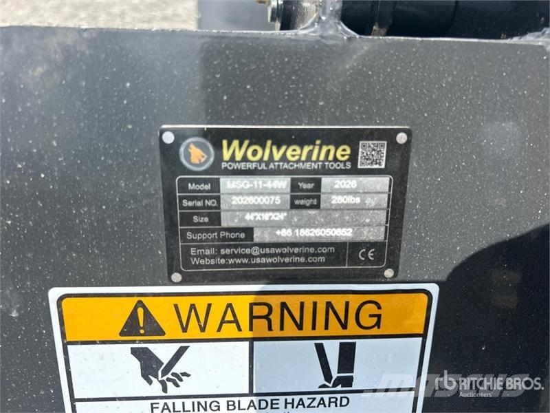 Wolverine MSG-11-44W 44 in Mini Skid Steer Grapple Grijpers