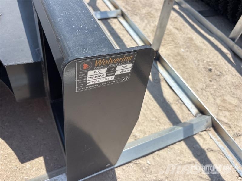 Wolverine RS72 Manual Angled Skid Steer Broom (Unu Süpürgeler